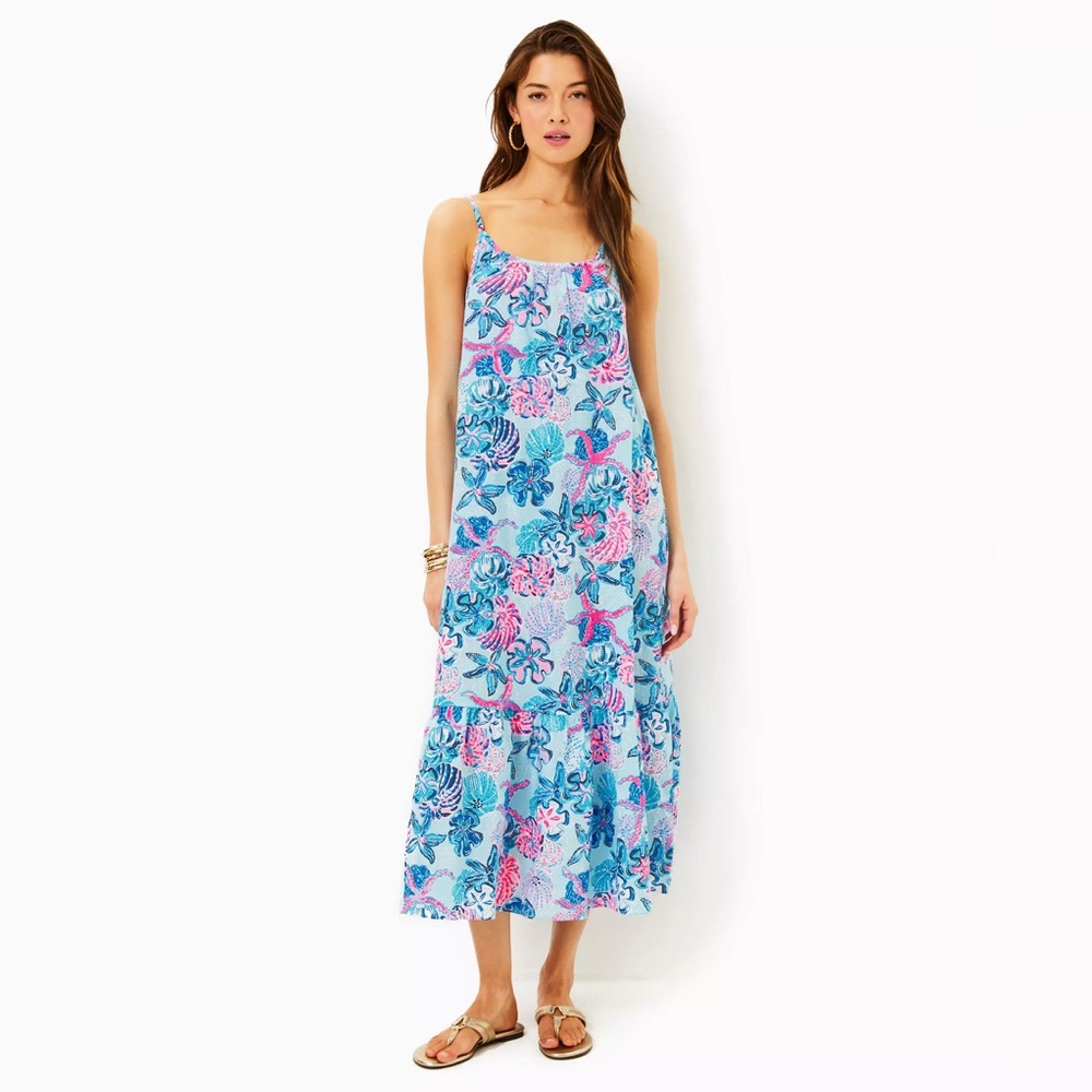 LILLY PULITZER
Amerie Linen Midi Dress small